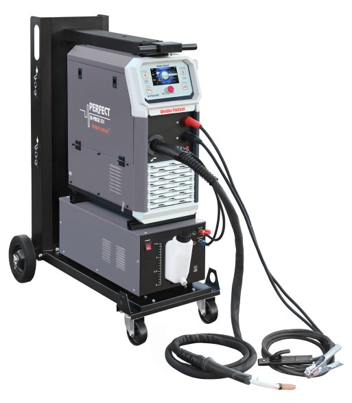 Półautomat spawalniczy perfect bi-pulse 351 tower mig z reduktorem 113 + chłodnica +uchwyt 4001w 3m