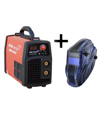 Spawarka arc mma adore x/210 igbt welder fantasy + przyłbica tecmen t-700 hot