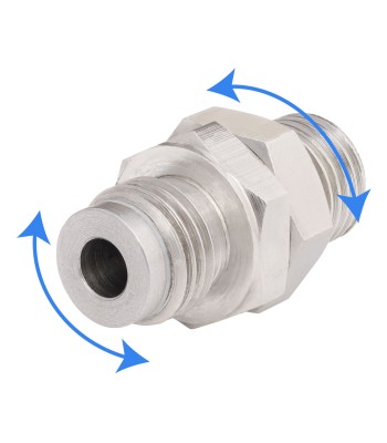 Nypel obrotowy do pistoletu lakierniczego 1/4" -1/4"