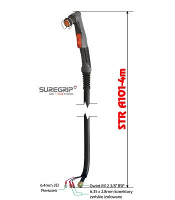 PLAZMA UCHWYT PLAZMOWY PARKER TRF A101 SUREGRIP 4m