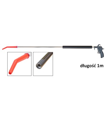 Pistolet do dmuchania oraz czyszczenia wk³adów filtrów przemys³owych 1m "PROFI 40" prosty