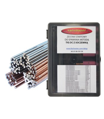 Zestaw startowy do spawania TIG DC soczewka