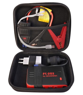 Wielofunkcyjne przenone urz¹dzenie rozruchowe z power bankiem 10000 mAh FC-202 12V 200A HOT