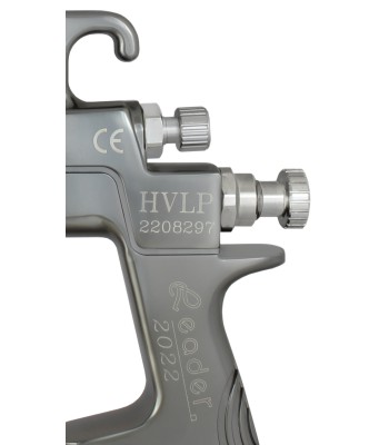 Pistolet lakierniczy LEADER K411 HVLP 1.8mm zbiornik 600ml model 2022-2026