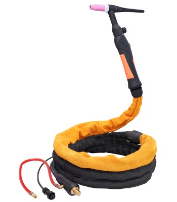 Uchwyt spawalniczy TIG 26V 4m £W35/50 Zawór + przycisk CX80/CX90 WTYK 2 PIN