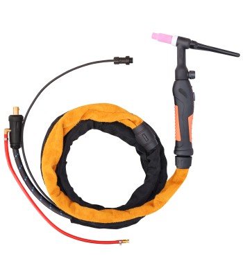 Uchwyt spawalniczy TIG 26V 4m £W35/50 Zawór + przycisk CX80/CX90 WTYK 2 PIN