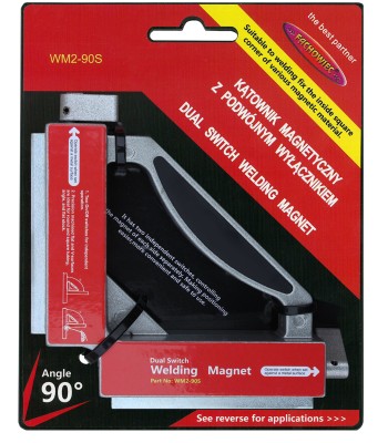 Spawalniczy k¹townik magnetyczny z dwoma wy³¹cznikami HOT