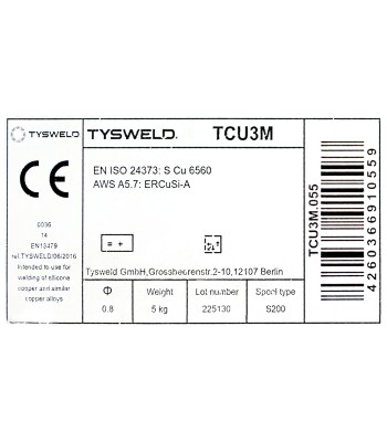 MIG drut spawalniczy do lutospawania CuSi3 0.8x5kg