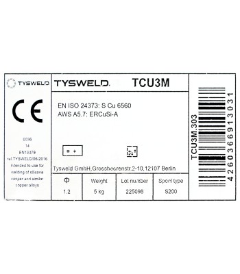 MIG drut spawalniczy do lutospawania CuSi3 1.2x5kg