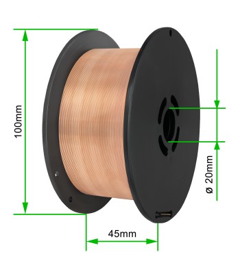 PrimeWire MAG drut spawalniczy ER70S-6 G3Si1 SG2 0.6mm 1kg S100 szpula plastykowa.