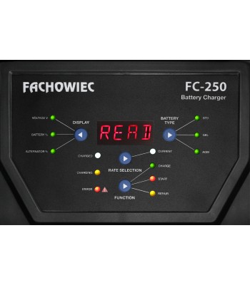 Mikroprocesorowy prostownik do akumulatorów samochodowych z funkcj¹ rozruchu 12V/24V 250A FC-250 HOT