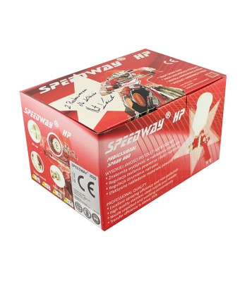 Pistolet lakierniczy SPEEDWAY czerwony HP 1.4mm