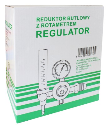 Reduktor butlowy CO2/Argon MINI z rotametrem FACHOWIEC HOT