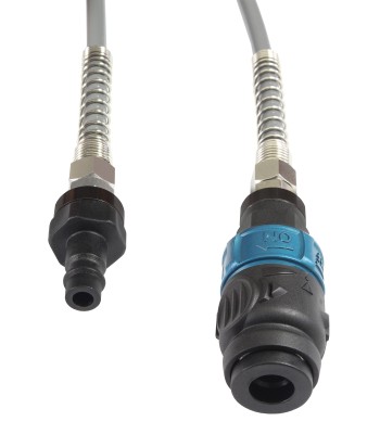 w¹¿ spiralny Przewód PU - poliuretan 10x6.5mm  15m bezpieczne szybkoz³¹cze