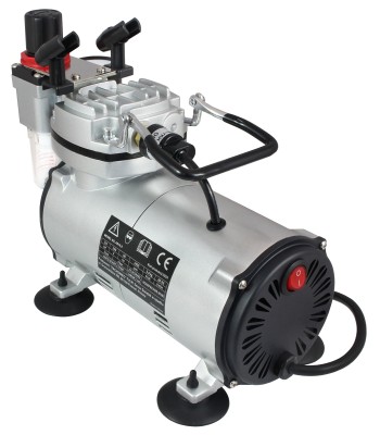 Kompresor MINI zestaw + aerograf-BD130 0.3 mm + w¹¿ 3 mb