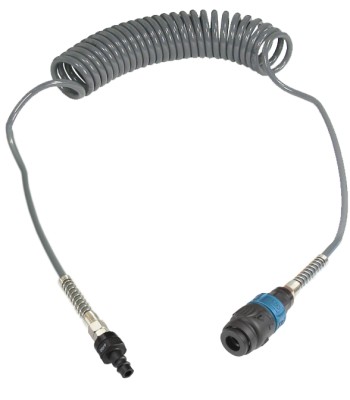 w¹¿ spiralny Przewód PU - poliuretan 8x5mm  15m bezpieczne szybkoz³¹cze