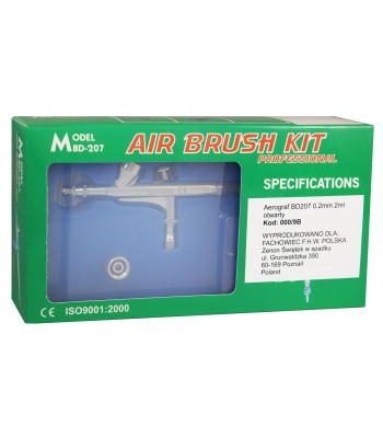 Aerograf BD207 0.2mm 2ml otwarty