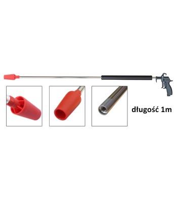 Pistolet do dmuchania oraz czyszczenia wk³adów filtrów przemys³owych 1m "PROFI 40" venturi