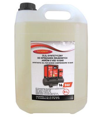 Olej syntetyczny do sprê¿arki rubowej 16 bar 5L