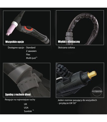 TIG UCHWYT SUREGRIP SGT17 FLEX PKG X 4m