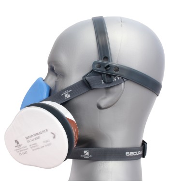 SECURA 3100 Pó³maska + poch³aniacze A1P2