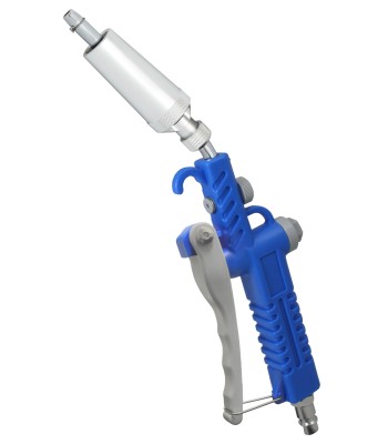 Pistolet do dmuchania 2w1 Venturi efekt lub zwyk³y regulacja 8mm dysza aluminiowa