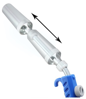 Pistolet do dmuchania 2w1 Venturi efekt lub zwyk³y regulacja 8mm dysza aluminiowa