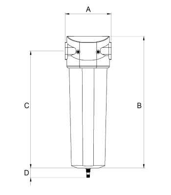ATS SGO42 Separator cyklonowy 1/2" 700l/min
