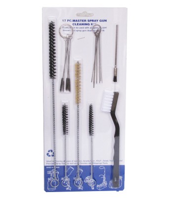 Zestaw czyszcz¹cy do pistoletów lakierniczych 17 czÄÅci