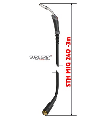 MIG UCHWYT SPAWALNICZY PARKER STH MIG 240 PAK X 3m