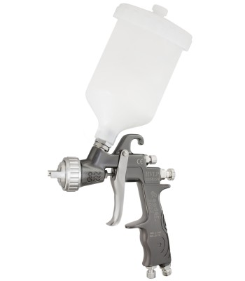 Pistolet lakierniczy LEADER K411 HVLP 1.2mm zbiornik 600ml model 2022-2026