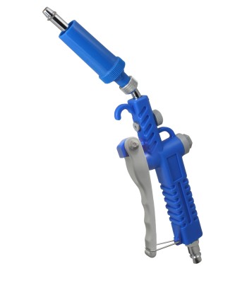 Pistolet do dmuchania 2w1 Venturi efekt lub zwyk³y regulacja 8mm dysza plastykowa