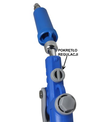 Pistolet do dmuchania 2w1 Venturi efekt lub zwyk³y regulacja 8mm dysza plastykowa