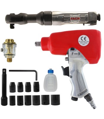 Klucz udarowy 1/2" FC 320 Nm + k¹towy 69 Nm+ nasadki HOT