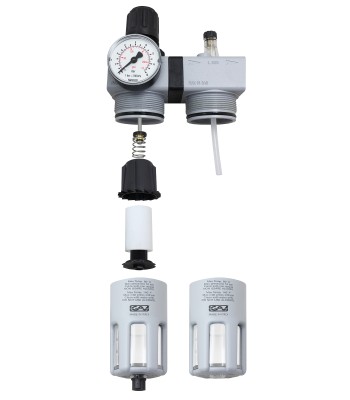 Reduktor + filtr + naolejacz 1/2" GAV