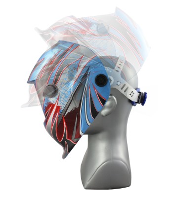 Maska przy³bica samociemniaj¹ca WELDER FANTASY 3035 BLUE HOT