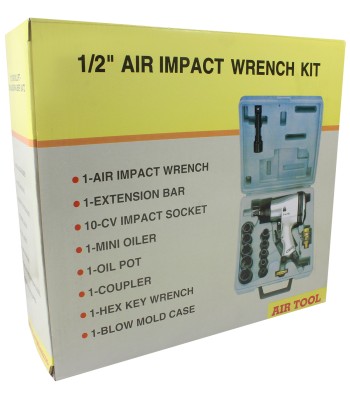 Klucz udarowy 1/2" FC 320 Nm + nasadki HOT