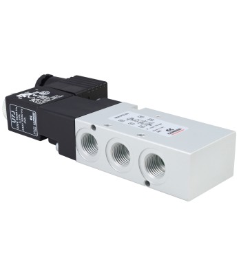 Zawór CAMOZZI 130-354-015-02 5/2 1/4" monostabilny + Cewka 230VAC + Wtyczka