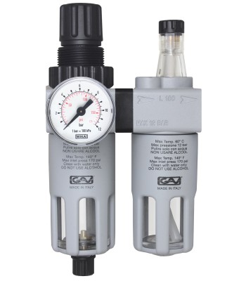 Reduktor + filtr + naolejacz 1/4" GAV