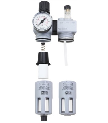 Reduktor + filtr + naolejacz 1/4" GAV