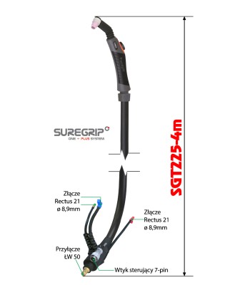 TIG UCHWYT SPAWALNICZY PARKER SUREGRIP SGTS225 PKG X 4m C/W